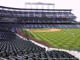 Coors Field View From Outfield 110 Vivid Seats