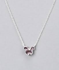 Sterling Silver June Birthstone Mickey Necklace Zulily June Birth Stone Disney Jewelry Mickey Mouse Jewelry
