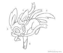 Download and print these pokemon umbreon coloring pages for free. Sylveon Pokemon Coloring Sheet Novocom Top