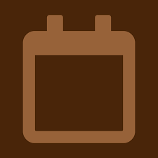 Brown Calendar In 2020 Calendar App Iphone Layout App Icon