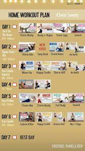 Pamela Reif - Week 3 | At Home Workout Plan, Intense Workout Plan, At Home  Workouts
