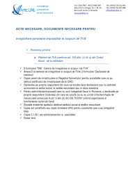 Acte Necesare Documente Necesare Inregistrare In Scopuri De Tva Persoane Juridice