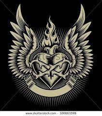 Fotos Stock Vetor Tattoo Fotografia Stock De Vetor Tattoo Vetor Tattoo Imagens Stock Shut Sacred Heart Tattoos Heart With Wings Tattoo Heart Tattoo Designs