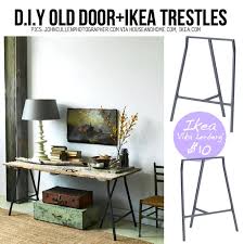 Inspirational Ikea Hacks The Cottage Market Ikea Diy Diy Furniture Old Door Desk
