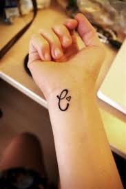 50 Inspirational Wrist Tattoos C Tattoo Initial Tattoo Tattoo Lettering