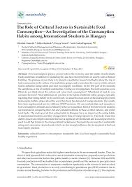 Menu minuman starbucks secret recipe snickers frappuccino terdiri dari: Pdf The Role Of Cultural Factors In Sustainable Food Consumption An Investigation Of The Consumption Habits Among International Students In Hungary