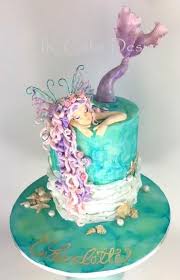 Attractive Birthday Cake For Wife Design Mermaid Birthday Cake Mermaid Birthday Cakes Mermaid Cakes Sea Cakes