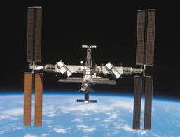 Image result for international space station through telescope