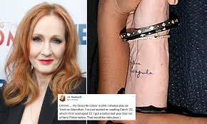 Join facebook to connect with andrew fifita and others you may know. Author J K Rowling Reveals She Has A Latin Alchemy Tattoo Etched On Her Wrist Daily Mail Online