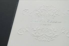 Vinas Invitation White Emboss Embossed Invitation Emboss Sydney Wedding Australian Wedding Embossed Invitations Simple Wedding Invitations Sydney Wedding