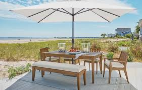 Bring the traditional dining room outside with an outdoor wood dining table including teak and eucalyptus options. Patio Staycation Spot In Teak Patio Dining Ideas Ethan Allen