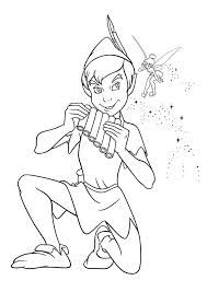Peter Pan Y Campanita Para Colorear02 Dibujos Paginas Para Colorear Disney Dibujos Para Ninos