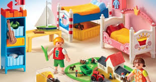 Playmobil Doll House Boy And Girl Room Fat Brain Toys