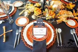 Halloween dinner party spooky gourmet group affair. Halloween Dinner Party Tablescape Ideas