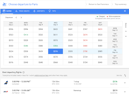 Navigating New Google Flights Fare Calendar Fare Matrix And