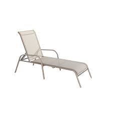 Shop Garden Treasures Driscol Brown Steel Stackable Patio Chaise Lounge Chair At Lowes Com Patio Chair Cushions Pool Chaise Lounge Patio Chaise