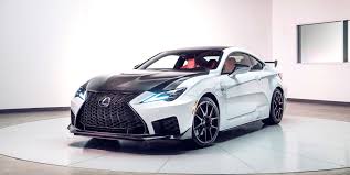 La philosophie f de lexus est inscrite dans chaque modèle f sport à travers le design extérieur le design exclusif des sièges f sport marque la première utilisation par lexus de la technologie de. 2020 Lexus Rc F Updated V8 Sports Coupe Adds A Track Edition Lexus Coupe Sports Coupe Lexus