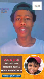 Don Little Has Been Arrested for Knocking Down A Motor Rider By Car  😬🥶😶‍🌫️ #glück_media #glück #donlittle