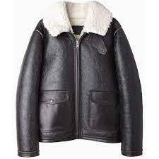 R13 Shearling Flight Jacket Flight Jacket Leather Jacket Jackets