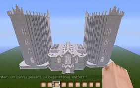 Then heap up ten quartz pillars on the smooth quartz blocks. Quartz Palace Creation 655