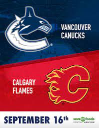 The official media hub for the calgary flames. Canucks Vs Flames Pre Season Game Victoria Royals