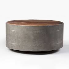 An industrial coffee table can help create a modern, yet warm living space as it adds more function and storage to a living room or family room. Crosby Round Coffee Table Industrial Home