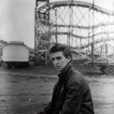 Please swipe for both photos in full size) George Harrison in 1960, and  2000; photos by Astrid Kirchherr and LAT Photographic. George Harrison: “It  doesn't take long to be — from 17