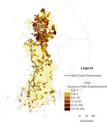 The east coast of pangkor is where all the local residents live, and where many of them work in the local. Transportation Infrastructure Investment And The Location Of New Manufacturing Around South Korea S West Coast Expressway Sciencedirect