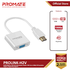 1080p hdmi male to vga female video converter adapter by brainydeal(3.61$). Promate Prolink H2v Hdmi To Vga Adaptor Kit Lazada Ph