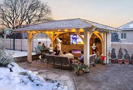 This is part 2 of the large rectangular pavilion project, where i show you how to build the roof and how to attach the decorative trims. Gazebo Pavilion Kits Western Timber Frame
