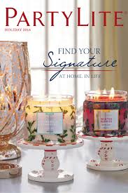 Partylite Holiday 2016 Catalog Party Lite Candles Partylite Home Decor Catalogs
