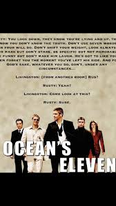 Ocean's eleven and ocean's thirteen are about pulling a heist/con on a las vegas casino owner, the former for profit and the latter for revenge. 44 Ocean S Eleven Ideen Danny Ocean Impressionismus Kunst Impressionistische Gemalde