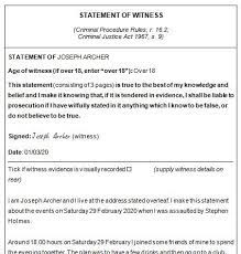 The witness statements can also hold enormous value in court which can sway the case in your favor. Witness Evidence And Questioning Defence Barrister Co Uk
