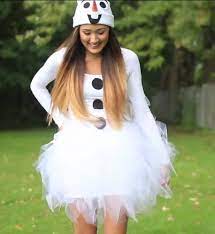 Kostuem schneefrau kleid weiss kostuem fasching. Diy Frozen Olaf Snowman Christmas Costume Idea Olaf Costume Olaf Halloween Costume Costumes For Women