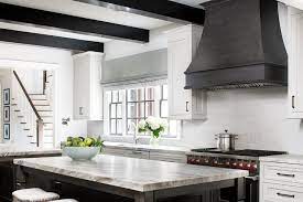 Find more inspiration & kitchen remodeling resources on our other boards at king's kitchen. Dark Brown French Range Hood With White Subway Tiles Transitional Bathroom