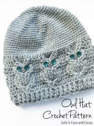 Owl Hat Crochet Pattern Julie Measures