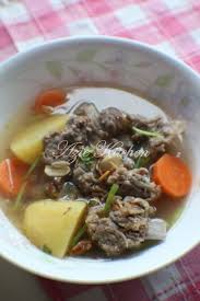 Sup Tulang Daging Resep Masakan Asia Makanan Mudah Daging