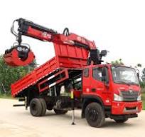 4x2 FOTON Small Dump Truck with Crane 4Ton 5Ton 6.3Ton ...