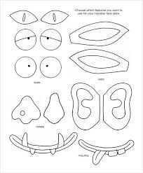 Monster Template Printable Monster Crafts Monster Craft Make Your Own Monster