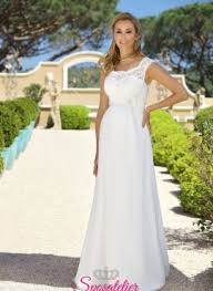 Abito da cerimonia blu elettrico in chiffon_luisa spagnoli. Abiti Da Sposa Premaman Online Economici Su Misurasposatelier