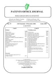 6, 8, and 10 oz. Patents Office Journal Irish Patents Office