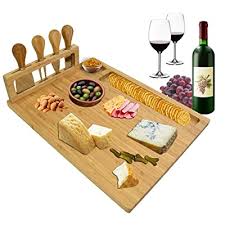 Our innovative taste profiles begin at the bar, with crafted cocktails and wine selections designed to complement our cuisine, and continue into our open kitchen, where the winewood culinary team has brought a creative new flair to contemporary american fare. Buy Royal House Unique Bamboo Cheese Board And Knife Set Serving Tray For Crackers Meat And Wine Wood Charcuterie Platter With Slide Out Cutlery Drawer Perfect Wedding And Housewarming Gift