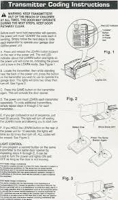 Stanley garage door opener overview. Whistler Compatible Garage Door Opener Parts Programming Instructions
