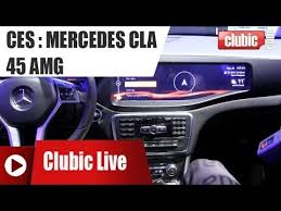 La Mercedes Cla 45 Amg Et Son Tableau De Bord Futuriste Sous Qnx Youtube