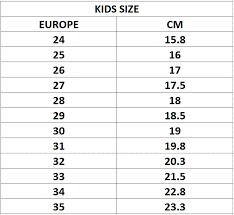 Size Chart Sole Mates By H D