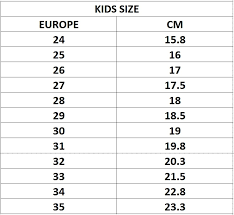 size chart sole mates by h d