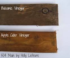 How To Stain Wood With Balsamic Vinegar 504 Main By Holly Lefevre Diy Wood Stain Staining Wood Vinegar Stain