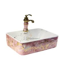 gold patterned pink jingdezhen