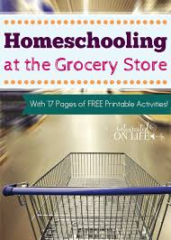 We have hundreds of kids craft ideas, kids worksheets, printable activities for kids and more. Homeschooling At The Grocery Store Free Printable Pack