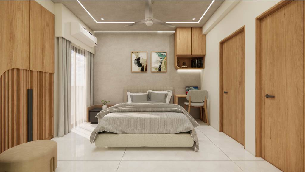 Modern Master Bedroom Interior Design in Vadodara product image